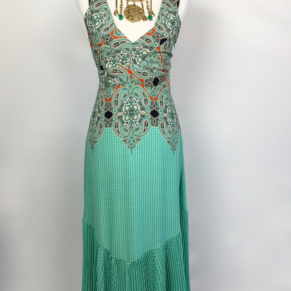 Anthropologie Maeve Canyon Creek Turquoise Dress 8